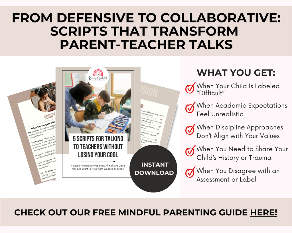 Parent-Teacher Conversation Scripts: Navigate Difficult Conversations with Confidence & Calm