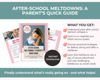 After-School Meltdowns: A Parent's Quick Guide