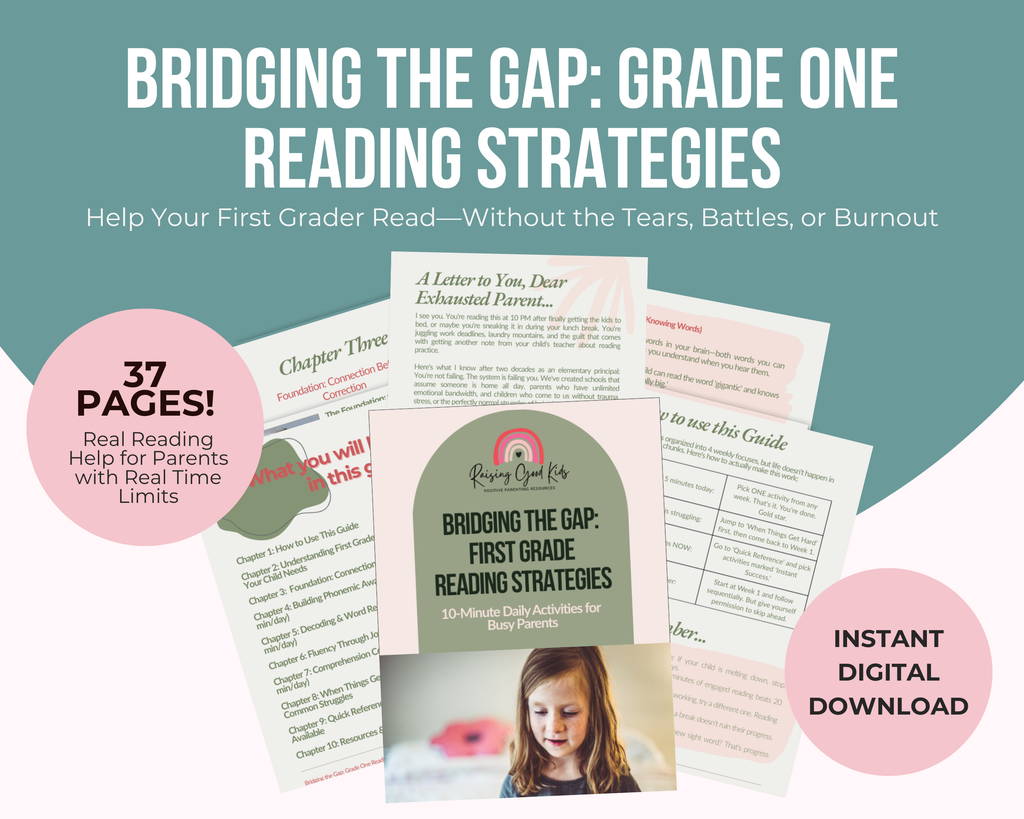 Bridging the Gap: First Grade Reading Strategies - 10-Minute Daily Activities for Busy Parents