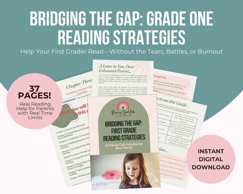 Bridging the Gap: First Grade Reading Strategies - 10-Minute Daily Activities for Busy Parents